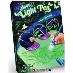 Набор для творчества Danko Toys NEON LIGHT PEN  (рус. язык) рисование ультрафиолетом NLP-01